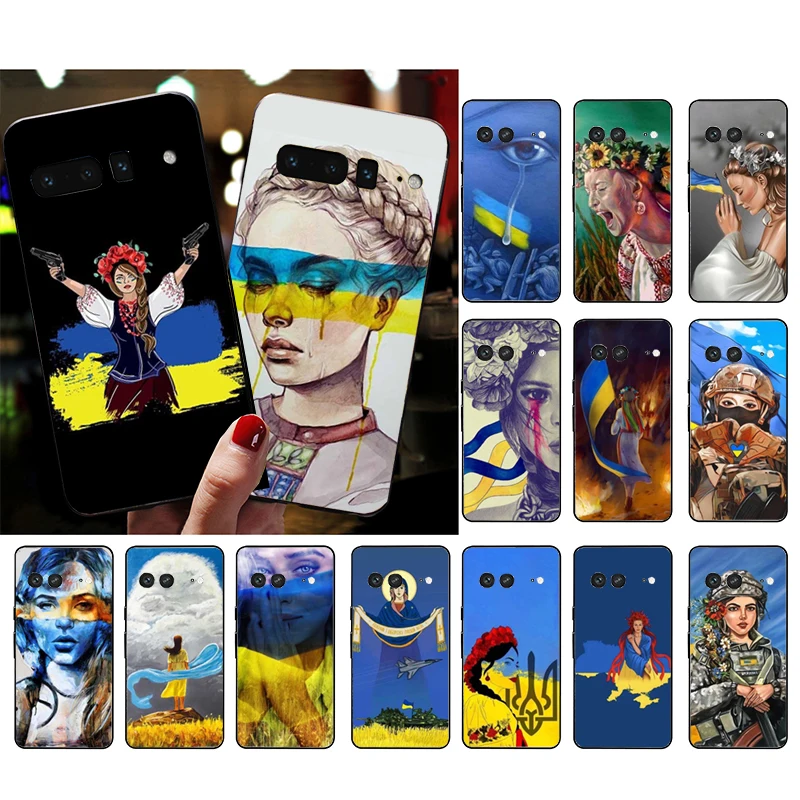 

Phone Case for Google Pixel 7 Pro 7 6A 6 Pro 5A 4A 3A Pixel 4 XL Pixel 5 6 4 3 XL 3A XL 2 XL Ukraine girl Case Funda