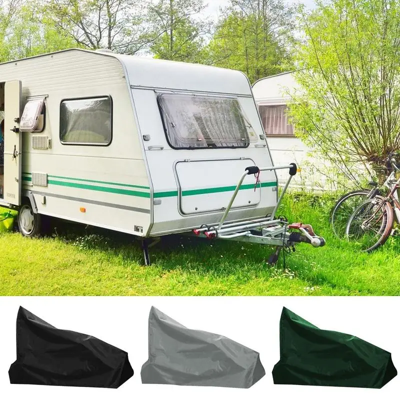 

Caravan Hitch Cover Caravan Towing Hitch Protective Cover Nylon Hitch Connector Cover For Caravan Camper Trailer And RV