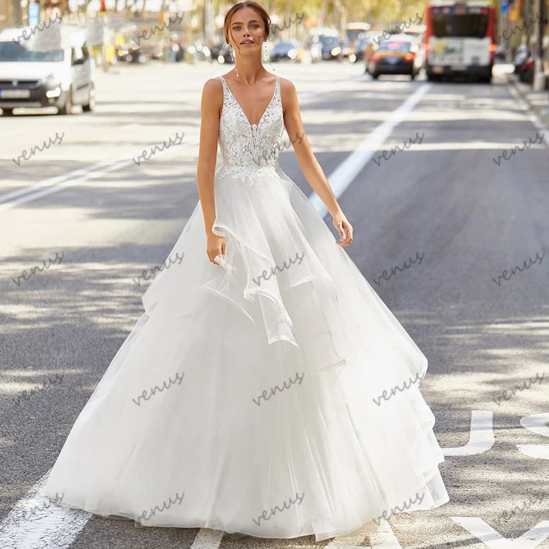 Женское свадебное платье It's yiiya белое кружевное А-силуэта с открытой спиной и