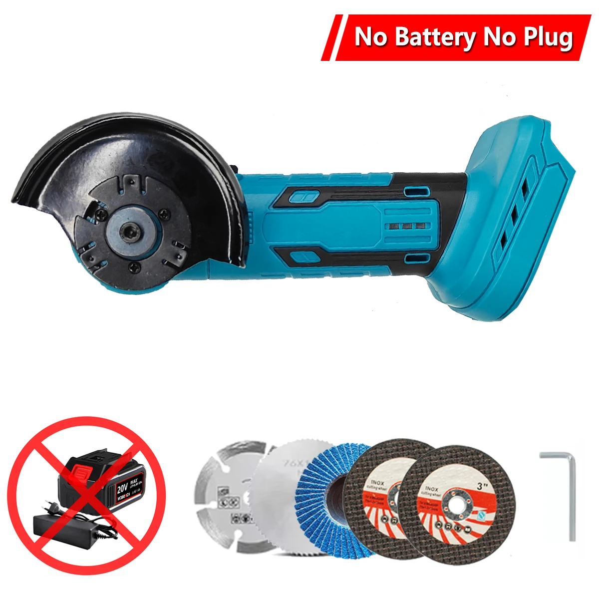 Аккумуляторная угловая шлифовальная машина Makita 18 В