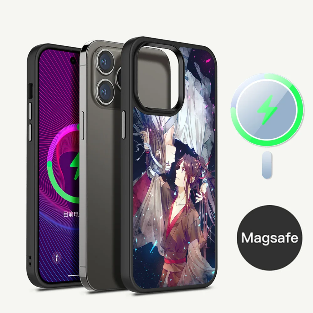 Чехол для телефона аниме Mo Dao Zu Shi магнитный чехол iPhone 14 13 12 11 15 Pro Max Plus Mini