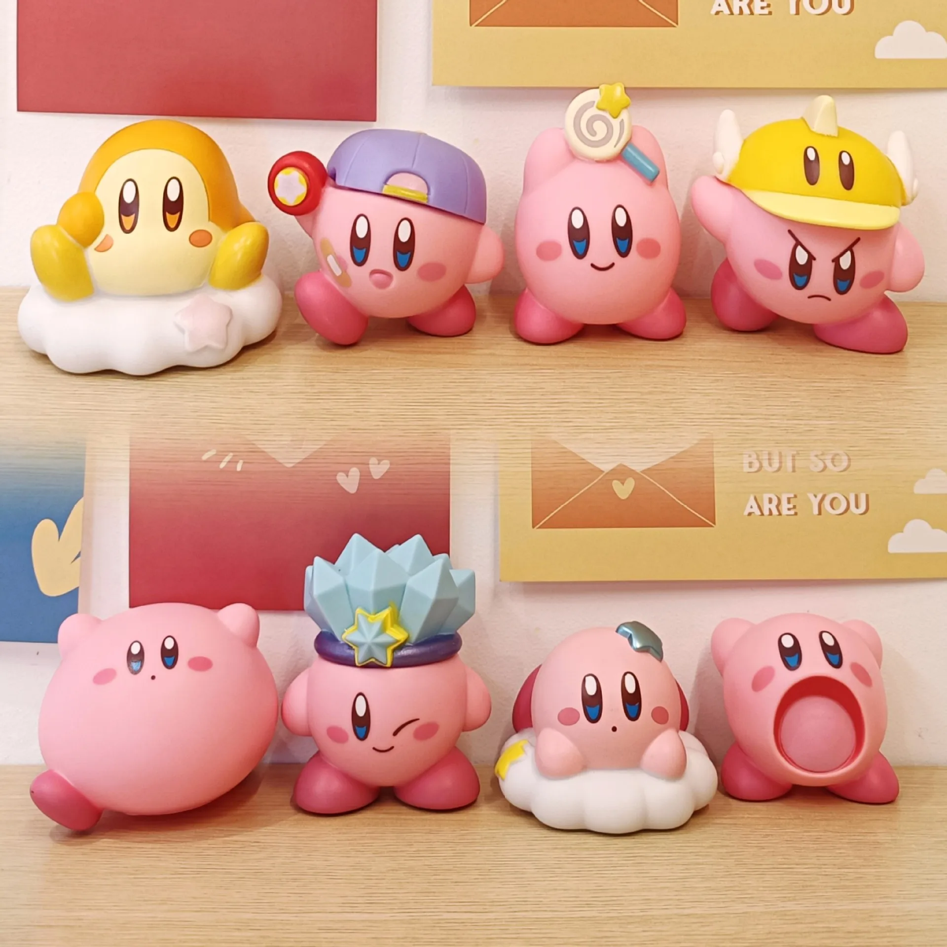 S Toys Pink Cartoon Kirby Pvc Cute Figure Action Toy Christmas Gift For Children