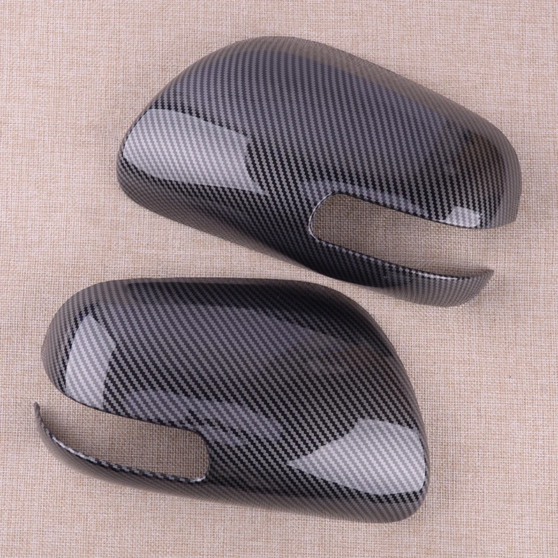 

1 Pair Carbon Fiber Style Car Front Side Wing Rearview Mirror Cover Plastic Trim Fit for Scion TC Hatchback 2011 2012 2013-2016