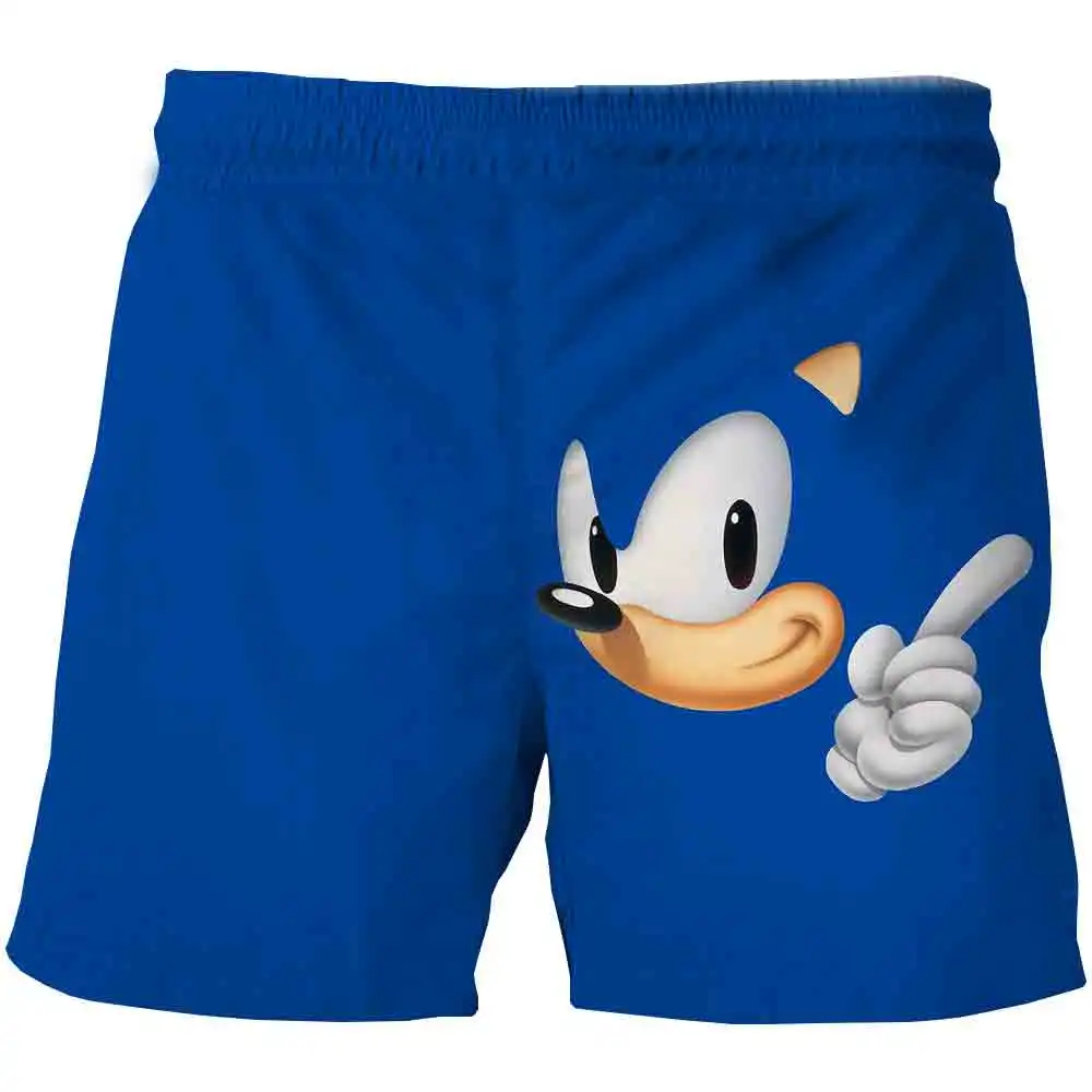 

Summer shorts kids Streetwear beach casual Shorts Funny Anime boys girls Clothes fashion trend style 3D printed sonic shorts