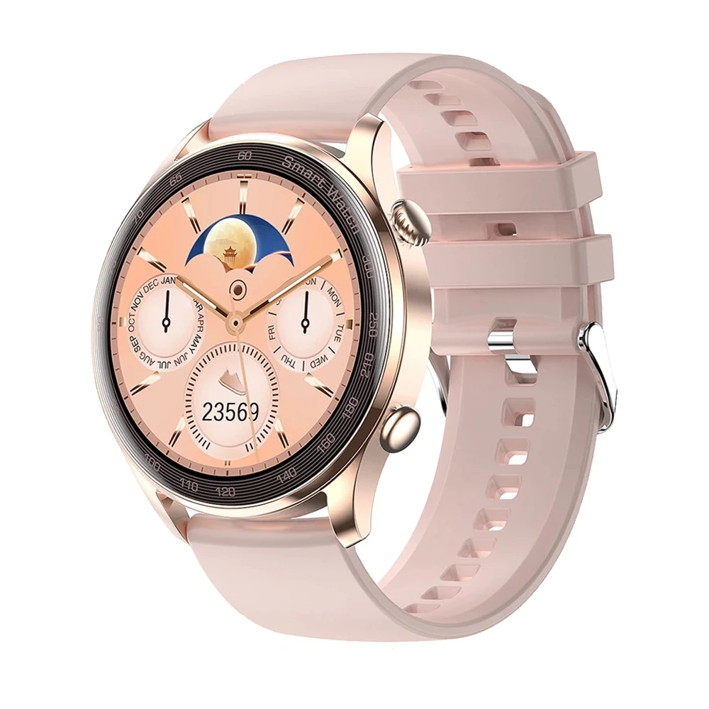 

2022 1.36" 390*390 Bluetooth Call Smart Watch Women MenFitness Tracker Heart Rate Monitor Sports Smartwatches For Android I