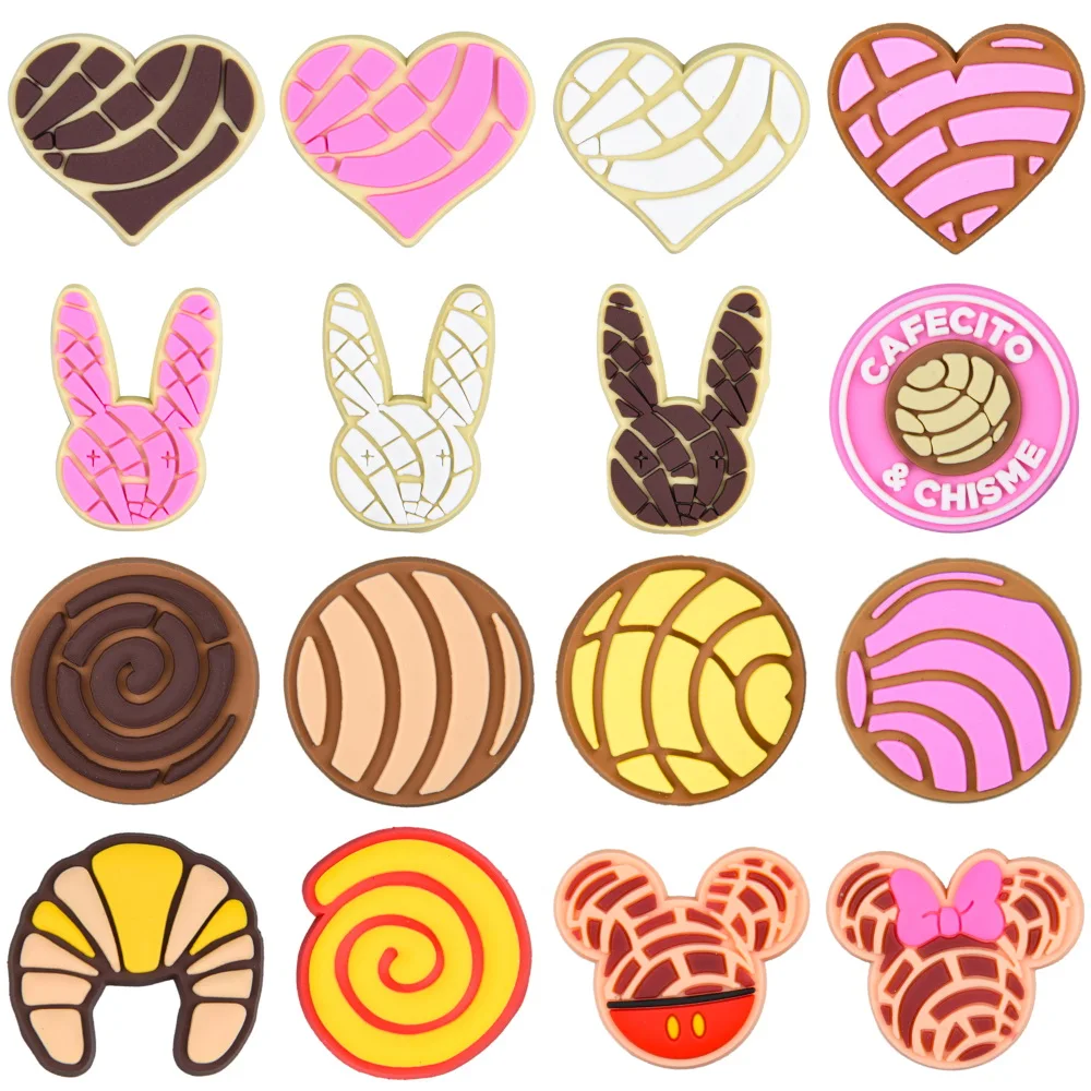 Мультяшные Кроксы подвески плохой кролик любовь сердце украшения для обуви сабо