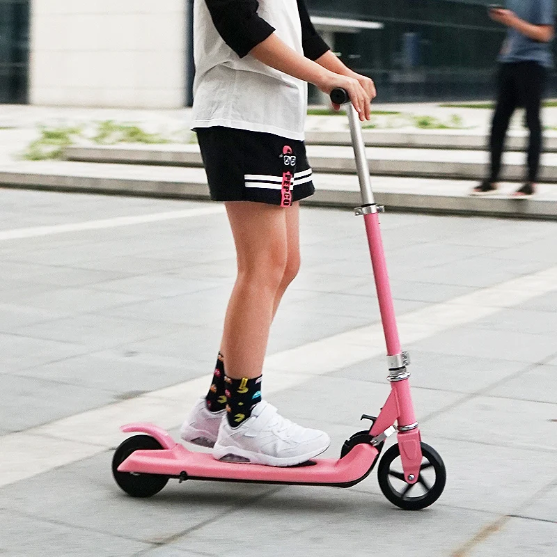 

Children Electric Scooter Folding Two-wheeled Portable Rechargeable Scooter 8KM,5-14 Years Old Folding Boys and Girls Toys