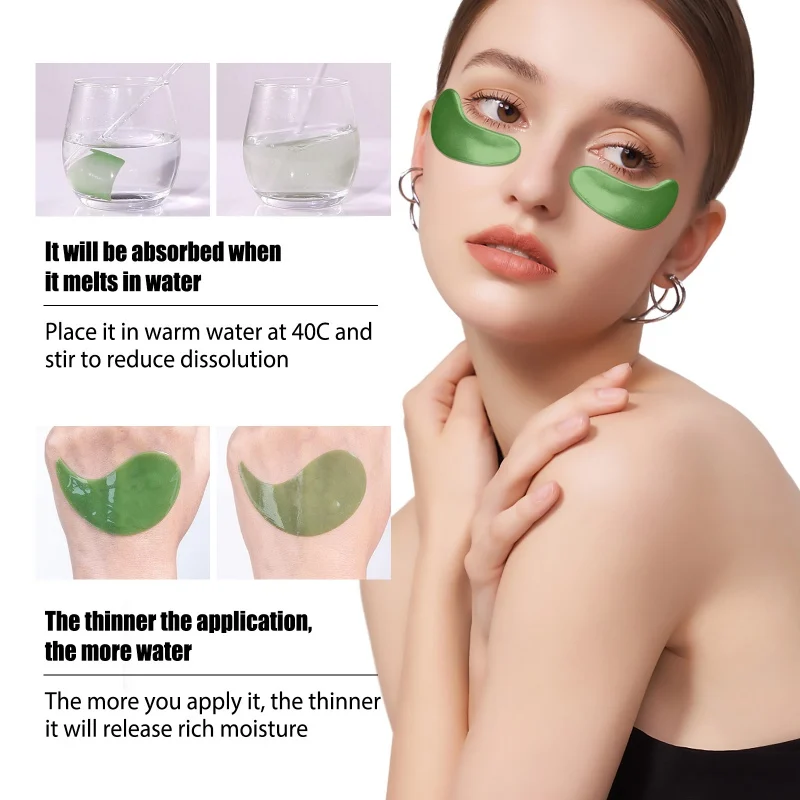 

30 Pairs Seaweed Eye Masks Fatigue Relief Dark Circles Puffiness Tighten Hydrating Nourishing Beauty Health Firming Anti-Wrinkle