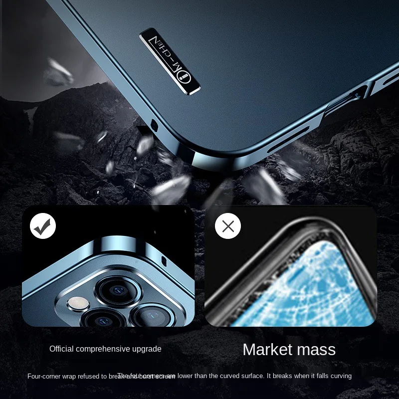 Najtaniej Metalowy Futerał Magnetyczny Do IPhone13 12 Pro Max Obudowa Ochronna Do Aparatu IPhone 11 Pro Max Porównywalna Do Oryginalnej Obudowy