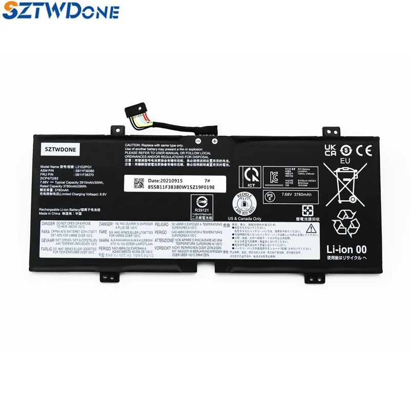 

SZTWDONE Laptop Tablet Battery for LENOVO L21D2PG1 L21C2PG1 L21M2PG1