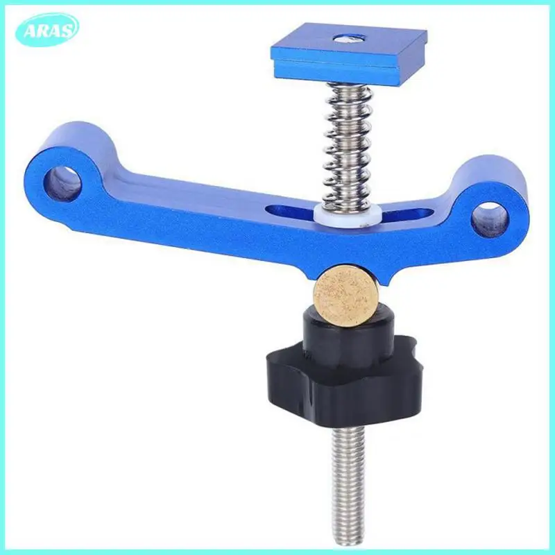 

Corrosion-proof Jig T-slots Powerful Small Fixed Clamp Rust-proof T-track Hold Down Clamp T Rail Clamp Set Adjustable Firm Blue