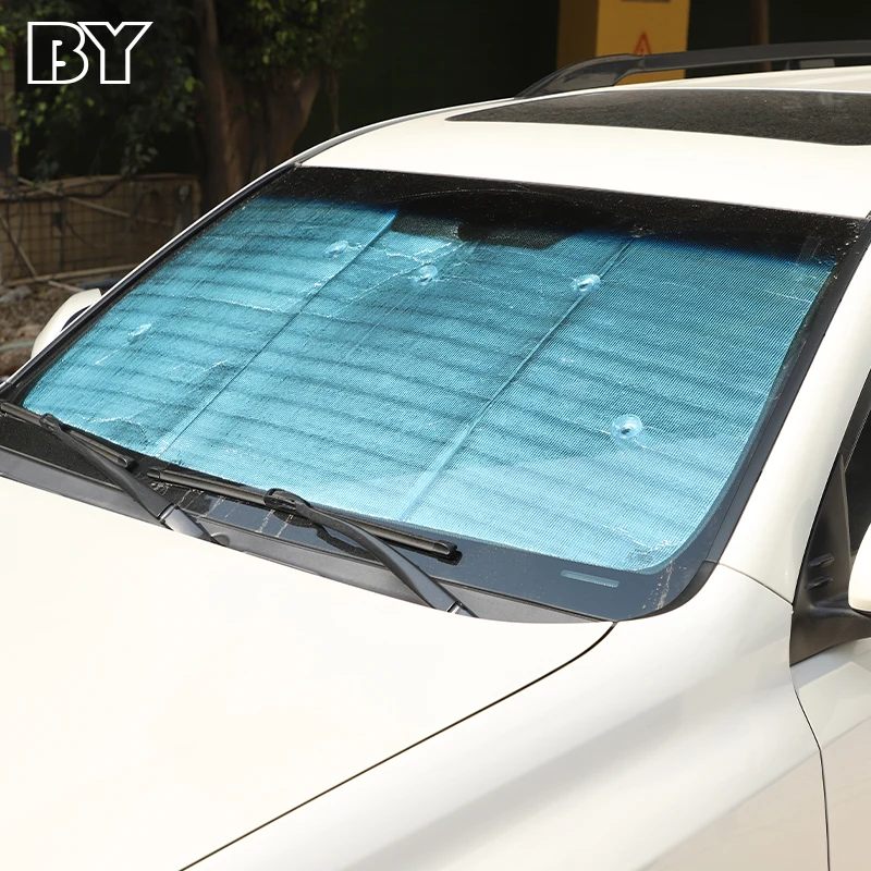 

Солнцезащитный козырек на лобовое стекло автомобиля, защита от солнца, теплоизоляция, аксессуары для Toyota Land Cruiser Prado