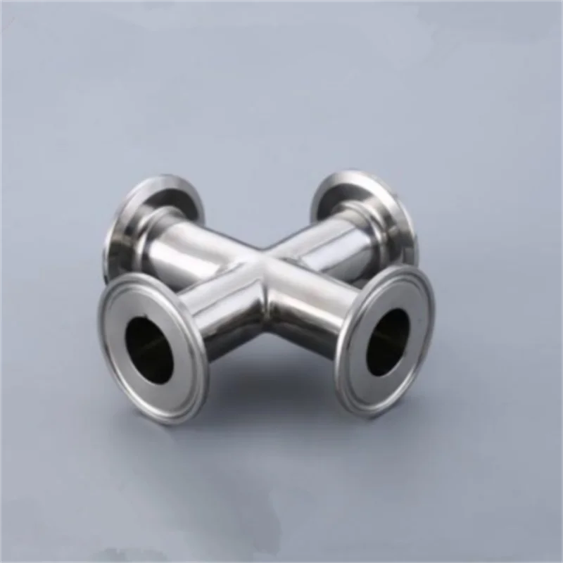 

1-1/2" 38mm Tri Clamp Cross 4 Way Pipe Fitting SS 304 Stainless Steel