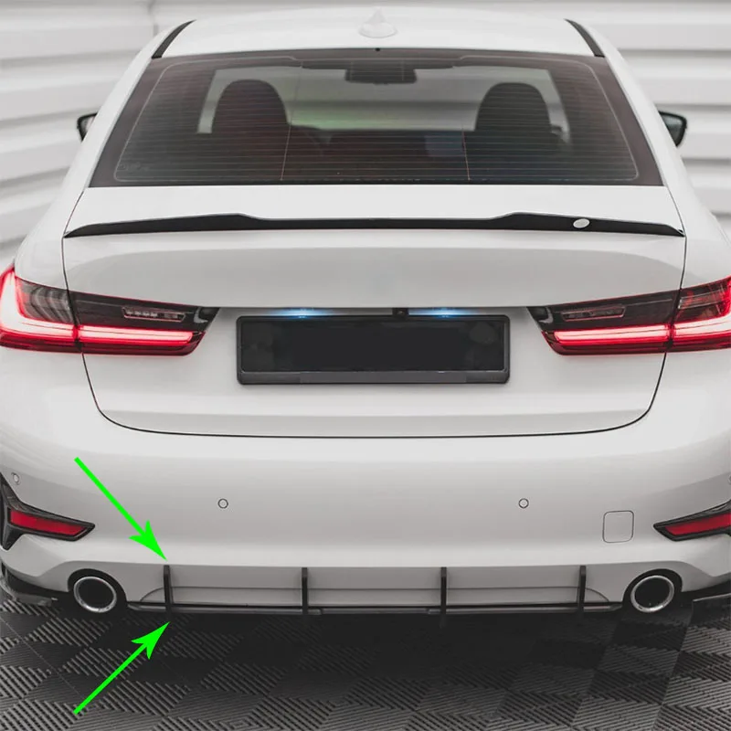 Диффузор для заднего бампера спойлер BMW G20 G28 3 серии M340i 325i 320i G21 2019 2020 2021 M Tech Spor |