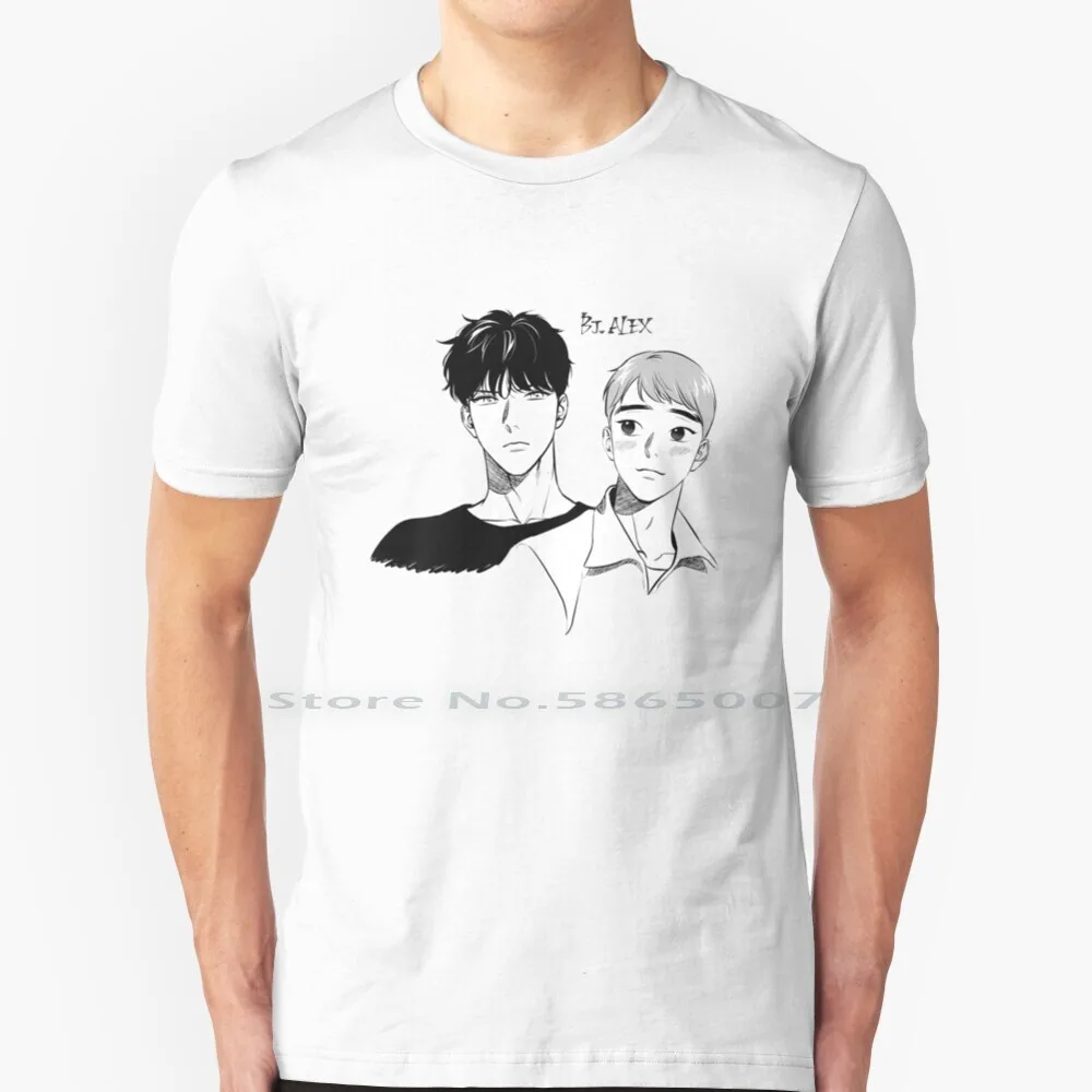 

T Shirt 100% Cotton Manga Solo Leveling Chanwoo Md Nam Dong Gyun Yaoi Boys Love Big Size 6xl Tee Gift Fashion