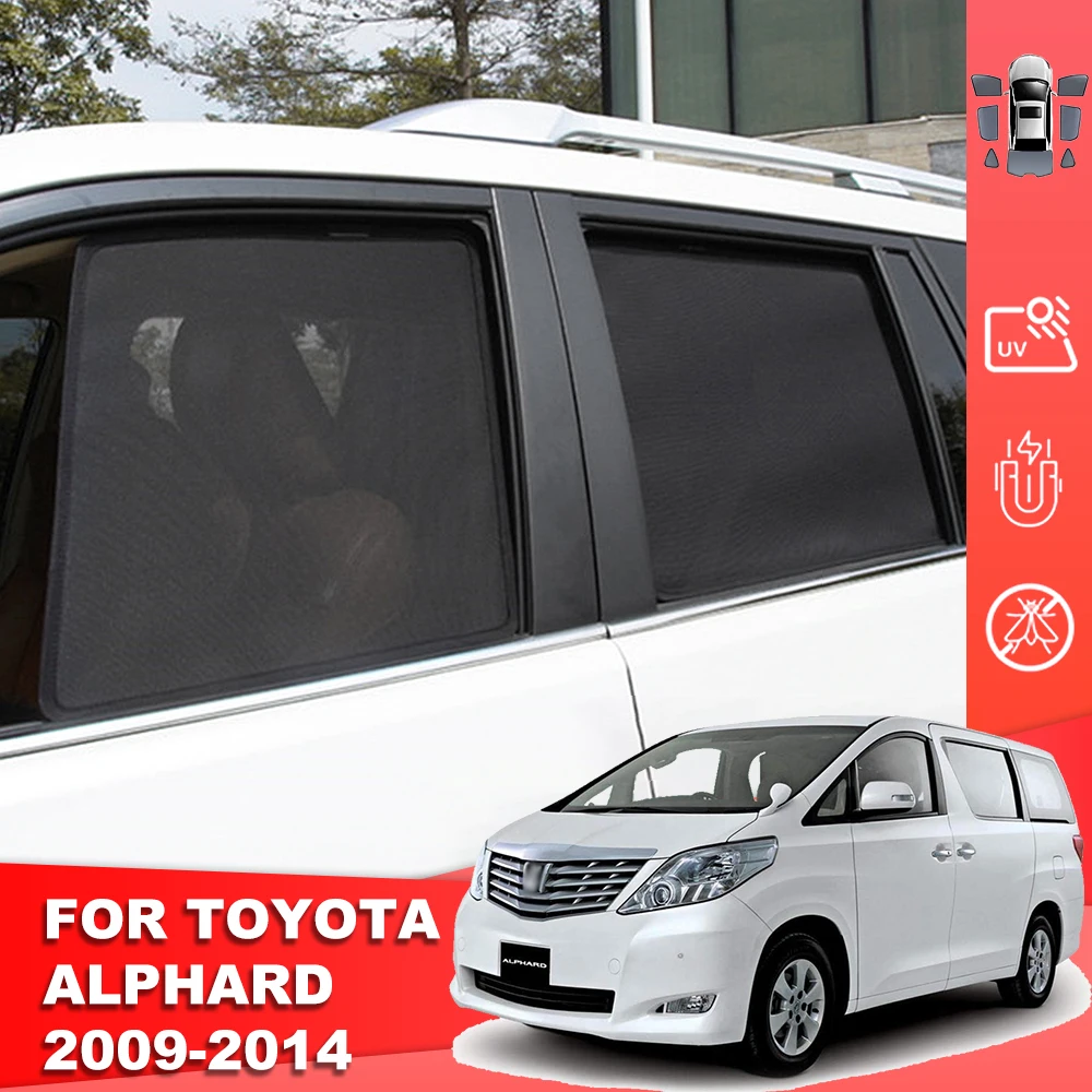 

For Toyota ALPHARD VELLFIRE AH20 2008-2015 Car Sunshade Shield Rear Side Baby Window Sun Shade Visor Front Windshield Curtain