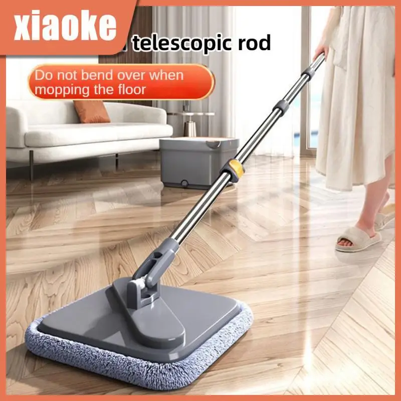 

Removable Bucket Flat Mop 360 Spin Lazy Person Mop Labor-saving No Hand Washing Sewage Separation Mop Cleaning Tool Dry And Wet