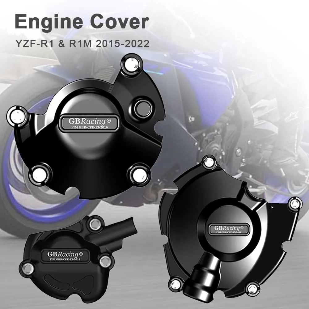 Engine Cover Motorcycle Alternator Clutch Pulse Guard For GB Racing For Yamaha YZF R1 R1M 2015-2022 2017 2018 2019 2020 2021
