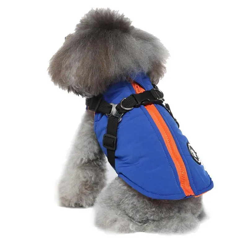 

Pet Warm Jacket Cozy Waterproof Windproof Reversible Winter Dog Jacket Zipper Dog Jacket Puppy Coat Small Dog Clothes Dog Coat