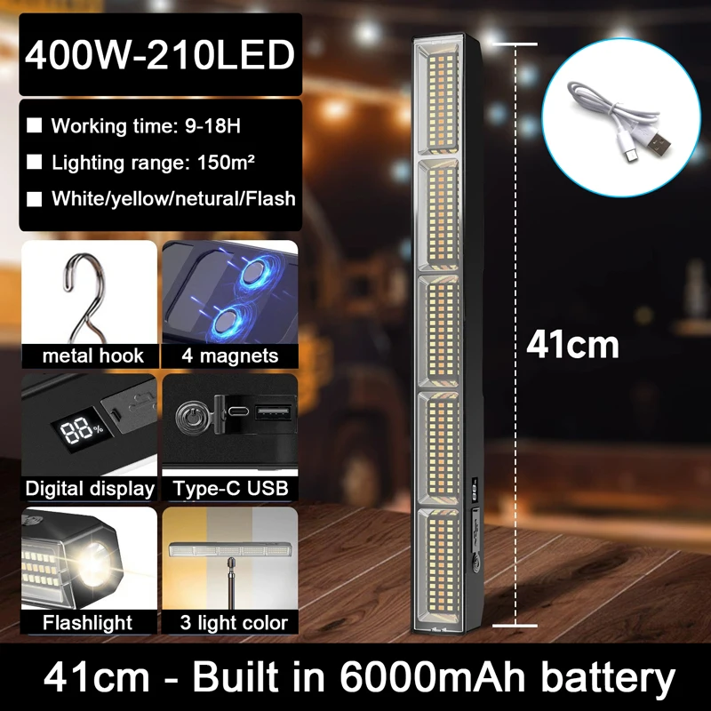 

Портативный USB-фонарь IP66