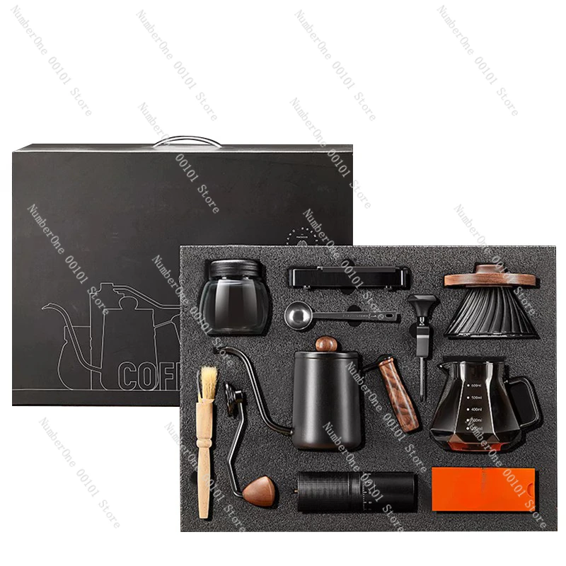 Кофейный набор портативный ручной измельчитель зерен Подарочная коробка