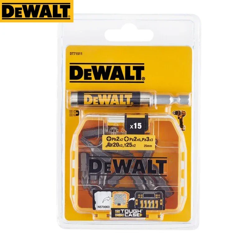 16 наборов магнитных отверток DEWALT DT71511 DT70522 набор сверл для отвертки с 25 мм