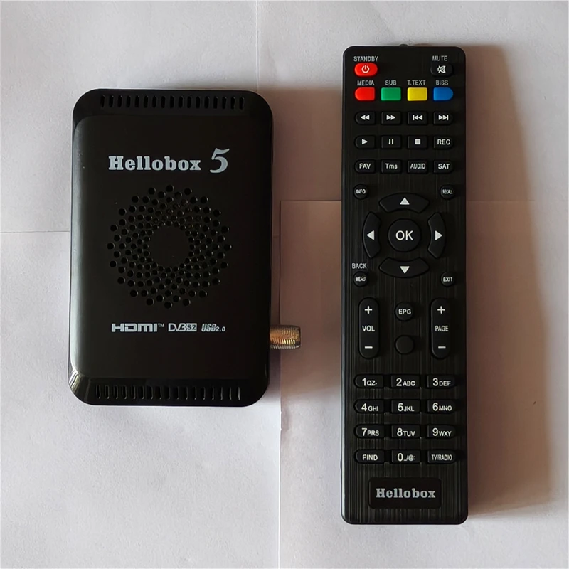 Фото Hellobox 5 DVB-S/S2 Приемник спутникового телевидения Поддержка модема 3G Cccam Newcam Mgcam Scam ТВ-приемник PVR MPEG4 OSD 1080P №4