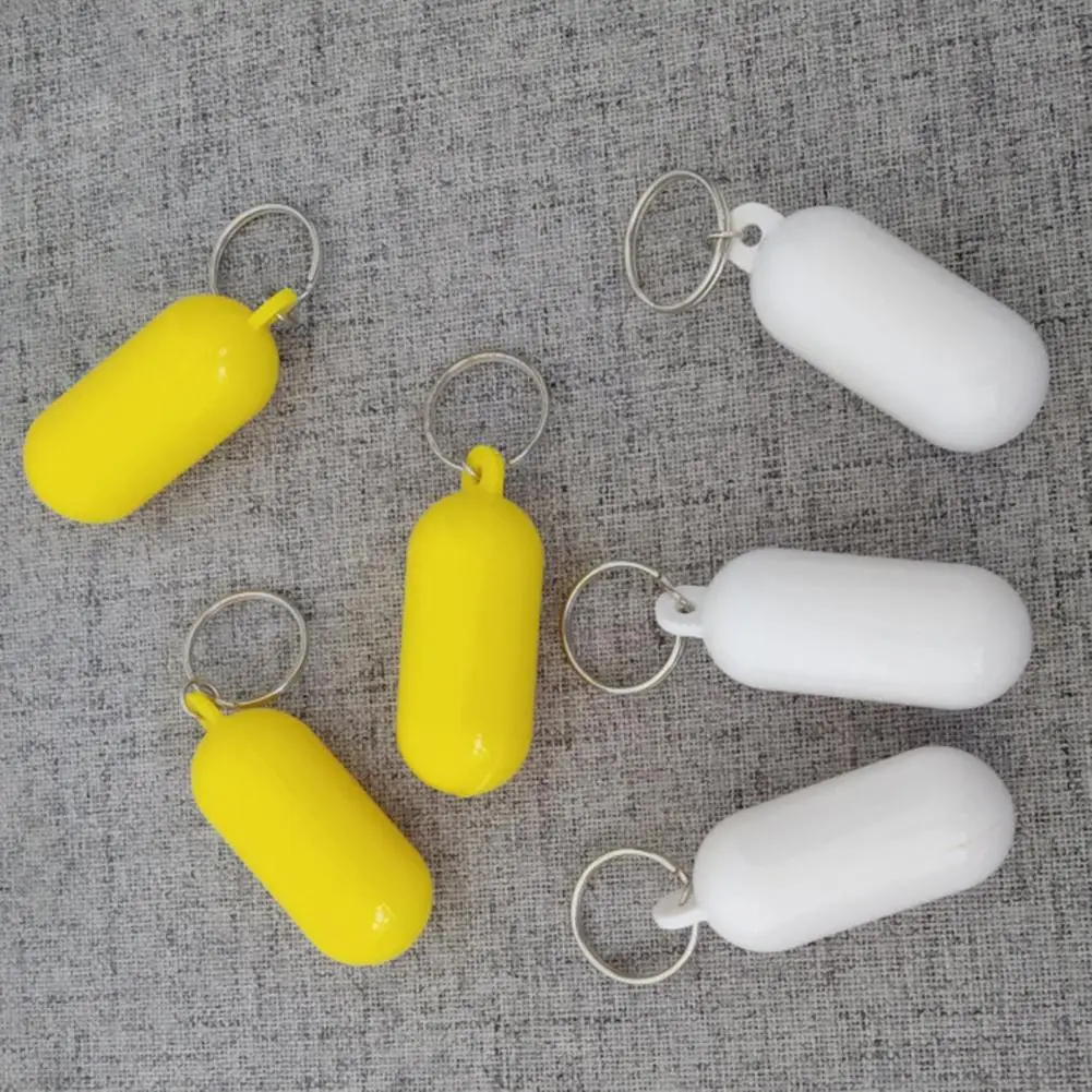 

Floating Key Ring Key Chain Pill-shape Buoyancy Anti-lost Sea Navigation Floating Key Chain Water Sports Accessories