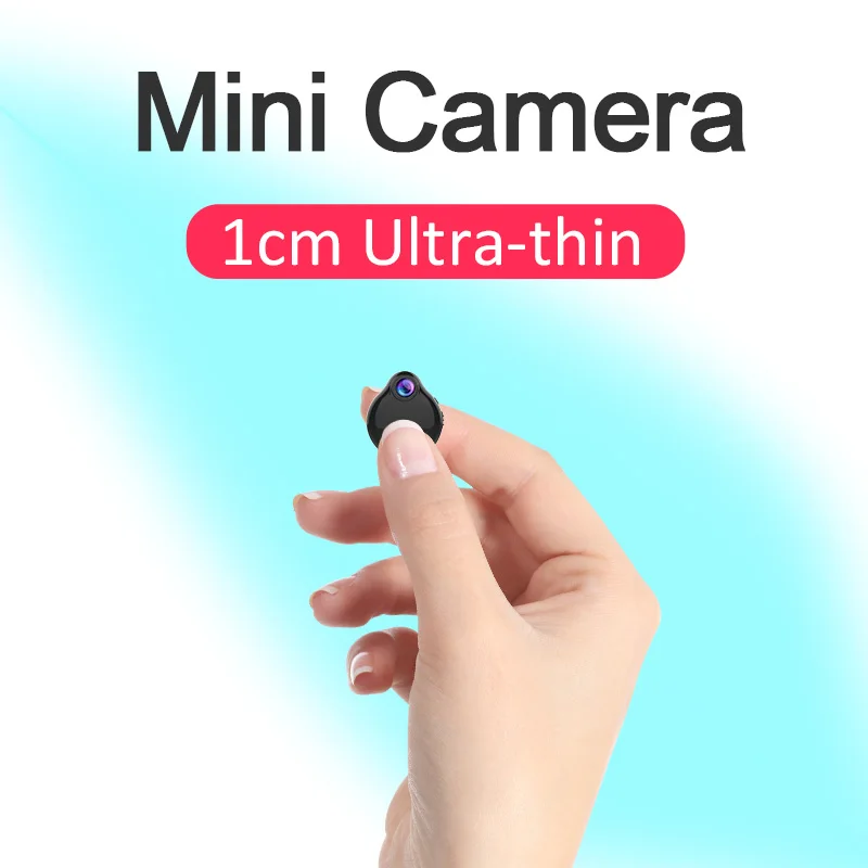 

Mini WiFi Camera HD 1080P with Night Vision and Motion Detection,Nanny Surveillance Cam with Phone App Home Office Security