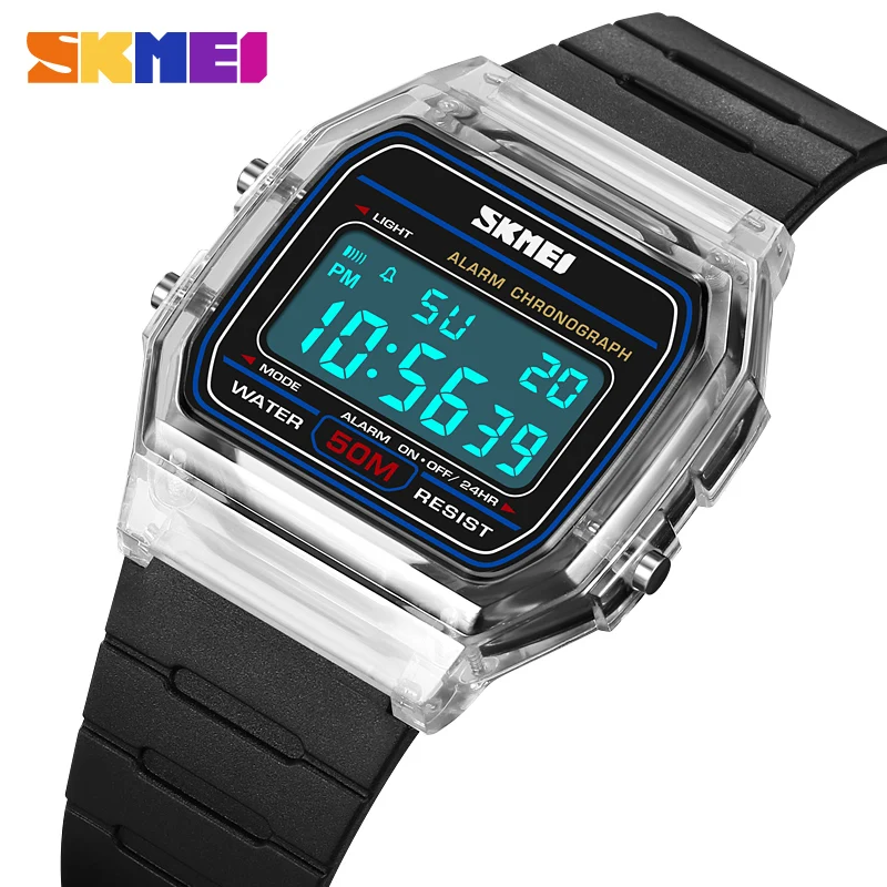 

SKMEI 2056 Luxury Electronic Watch Men Women Fashion Waterproof Sport Calendar Date Wristwatch Countdown Clock Boy Girl Relog