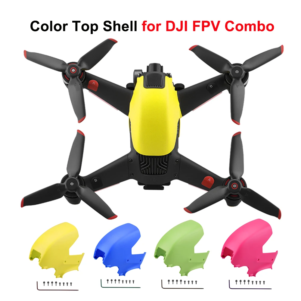 

Replacement Top Shell for DJI FPV Combo Color Waterproof Scratch-Resistant Protective Shell Case for FPV Combo Drone Accessories