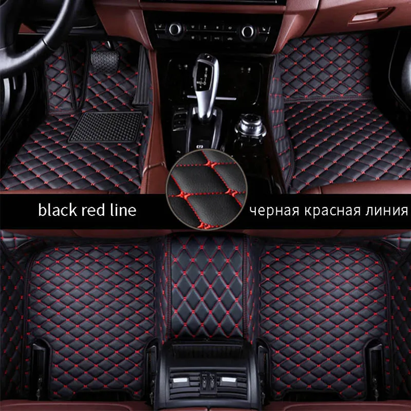 Кожаный Автомобильный напольный коврик CNAGS для toyota rav4 Land Cruiser Prado Corolla CAMRY Prius c-hr