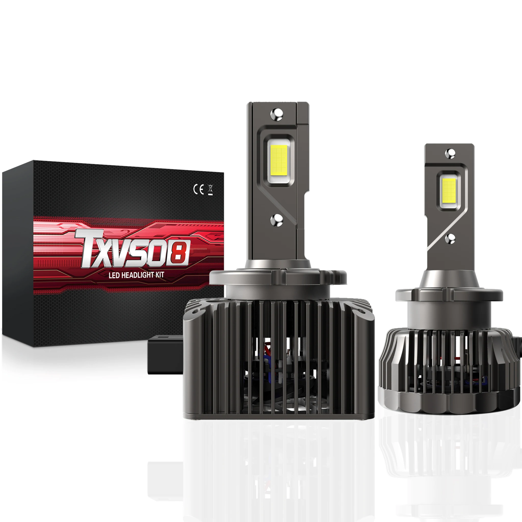TXVSO8 Universal D1S Led Canbus 6000K Car Headlights Bulbs D2S D3S D4S D8S Lights 12V Auto 70W 14000LM HID Conversion Lamps 2022