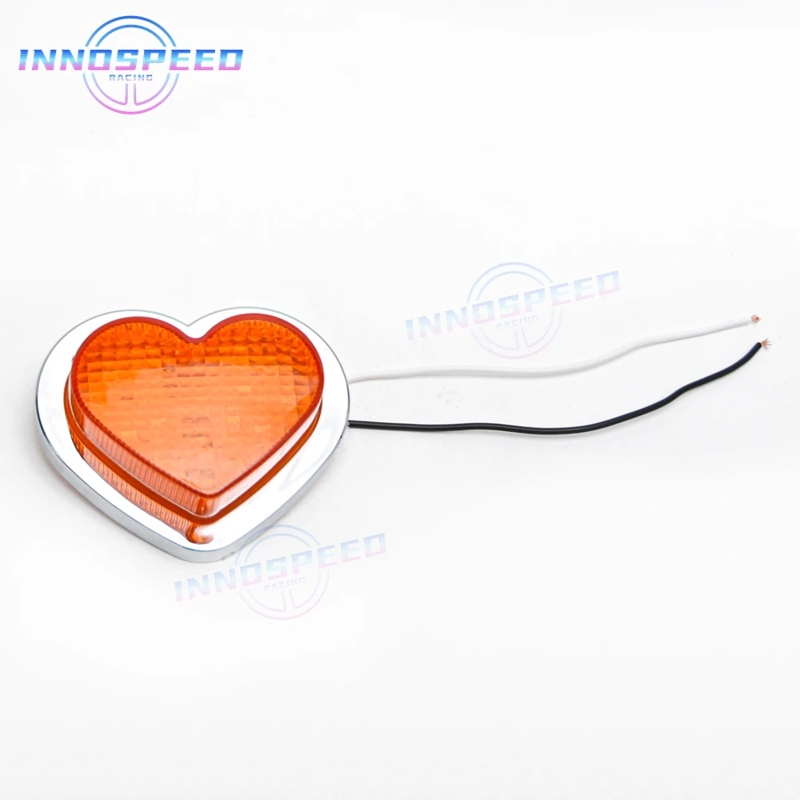 JDM автомобильные аксессуары 12 В в форме сердца