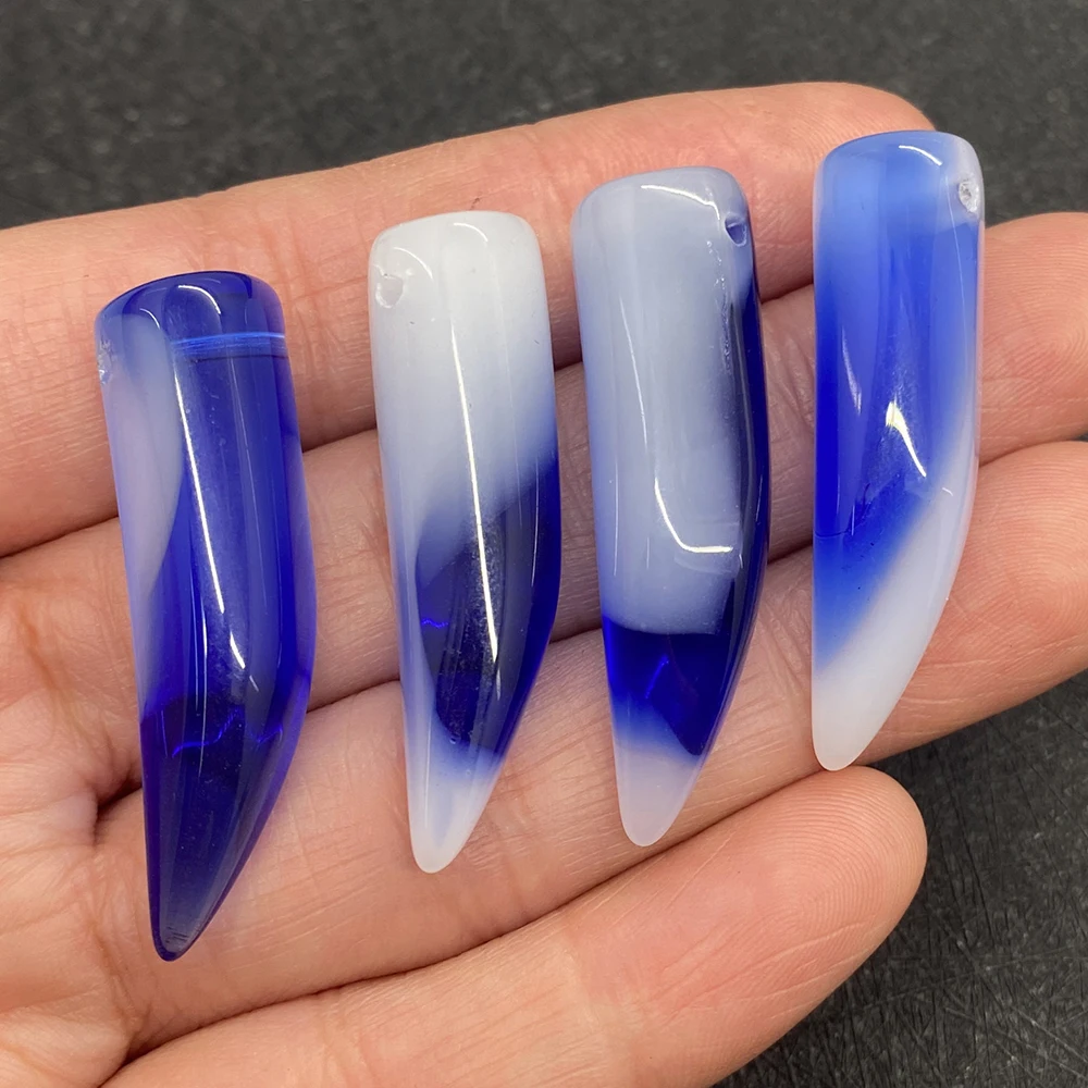 

1pcs Natural Stone Onyx Pendant Pepper Shape Pendant Jewelry Making DIY Charm Necklace Earrings Accessory Gift