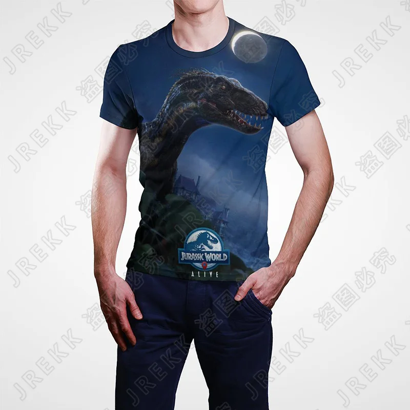 

New Dinosaur Cotton Short Sleeves Men Women Children Casual T-Shirt Cool Tops Boy Girl Kids Fashion 3D Printed T Shirts