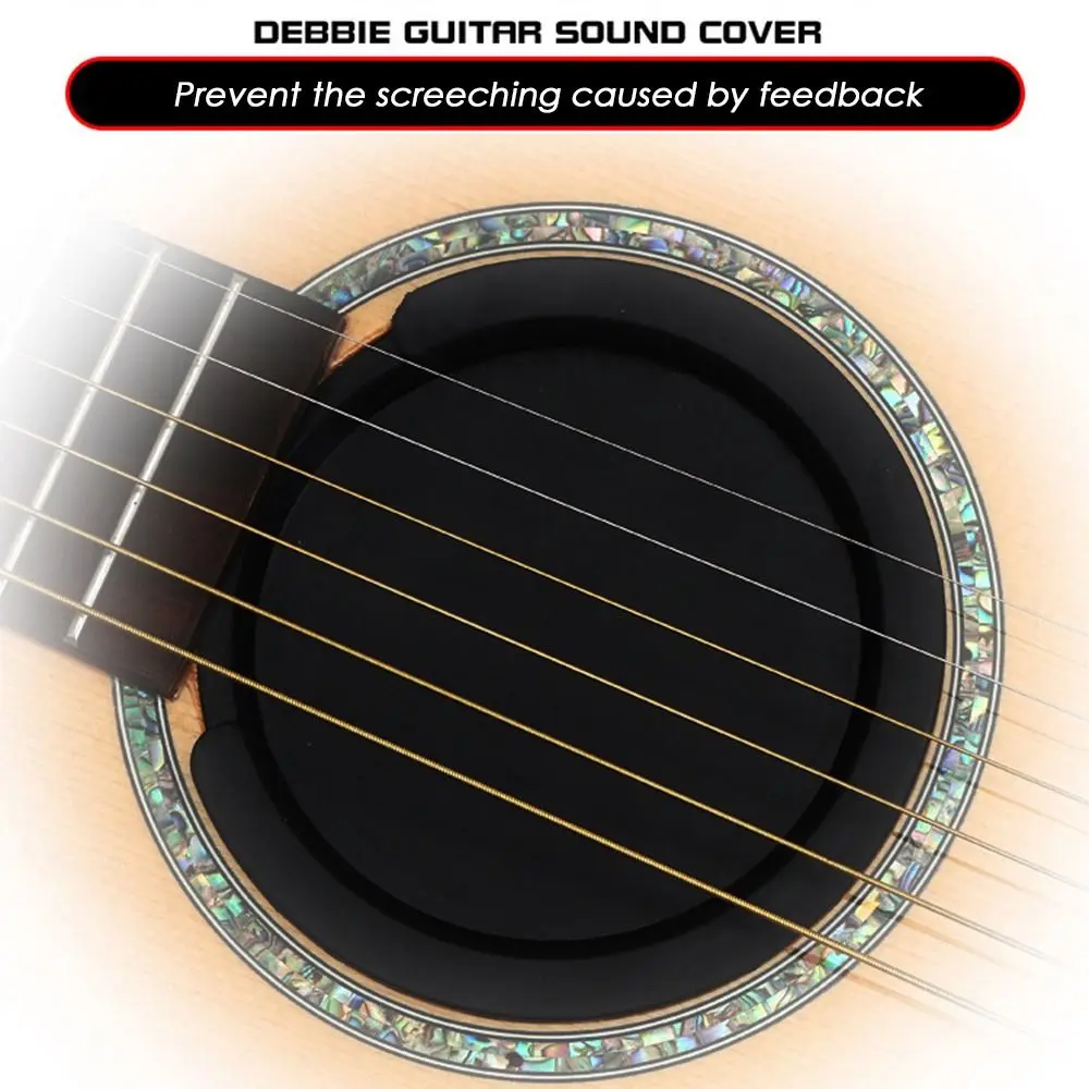 Размер S/M/L черные детали для классической гитары стопорная заглушка силиконовая