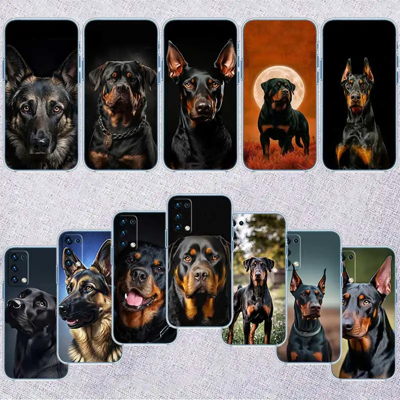 Фото Чехол для телефона FD33 Rottweiler Doberman Guard Dog для Motorola Edge 20 30 40 50 S30 Fusion Ultra Pro Neo Lite + G200 G23 №1