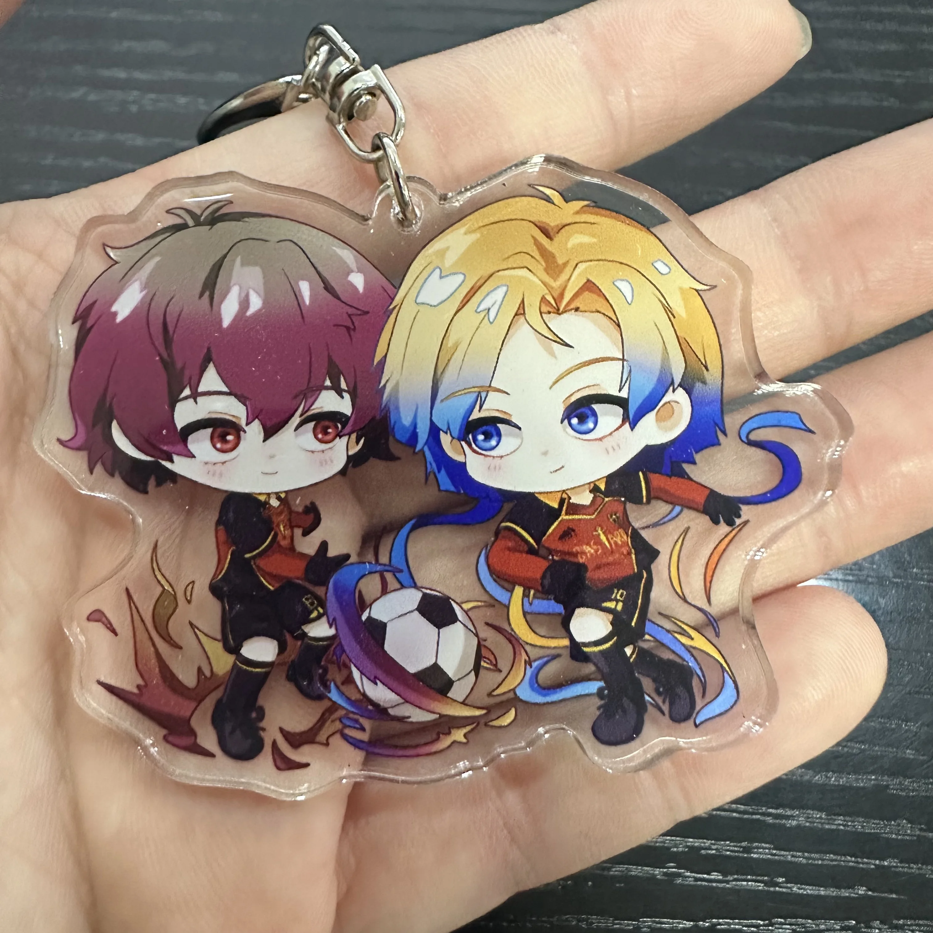 Акриловый брелок с аниме принтом