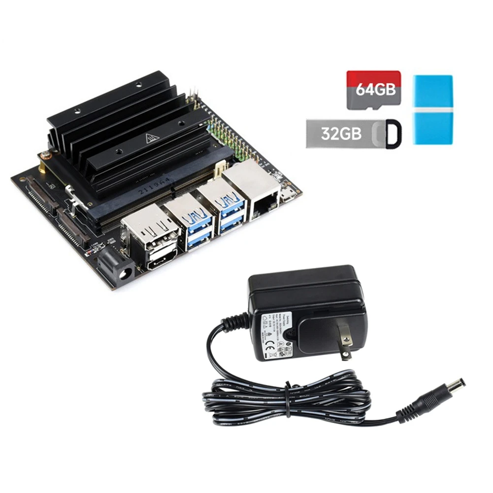 

For Nano 4GB+16G EMMC Kit with Core Board+Heat Sink+32G USB Drive+64G SD Card+Card Reader+Power US