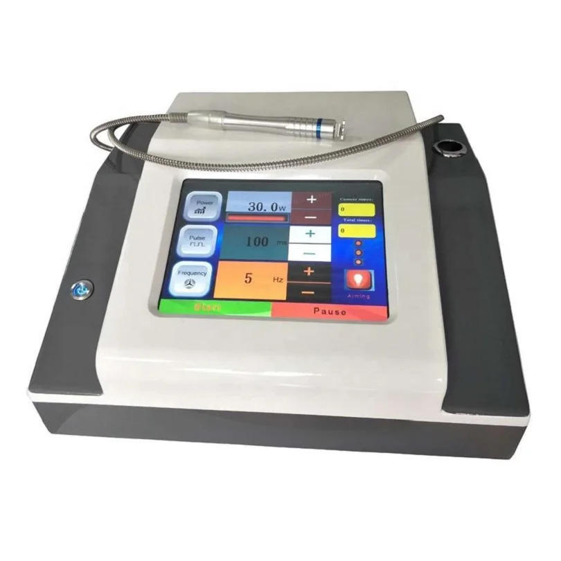

Factory Direct Sale Portable 980nm Diode Laser Veins Removal Machine Physiotherapy Laser Vascular Spider Vein Removal Machine