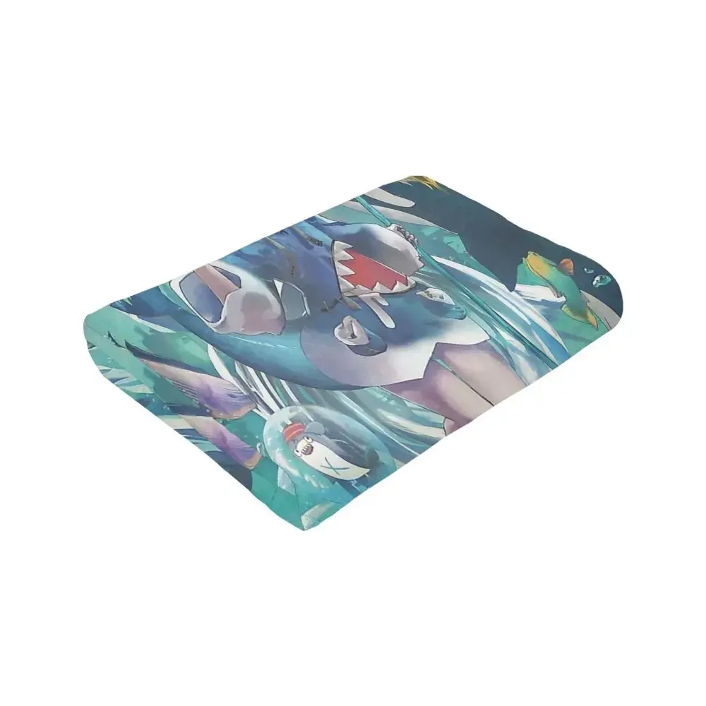 Портативное теплое удобное одеяло Hololive Virtual Host Group Box Gura и Dolphins для постельного