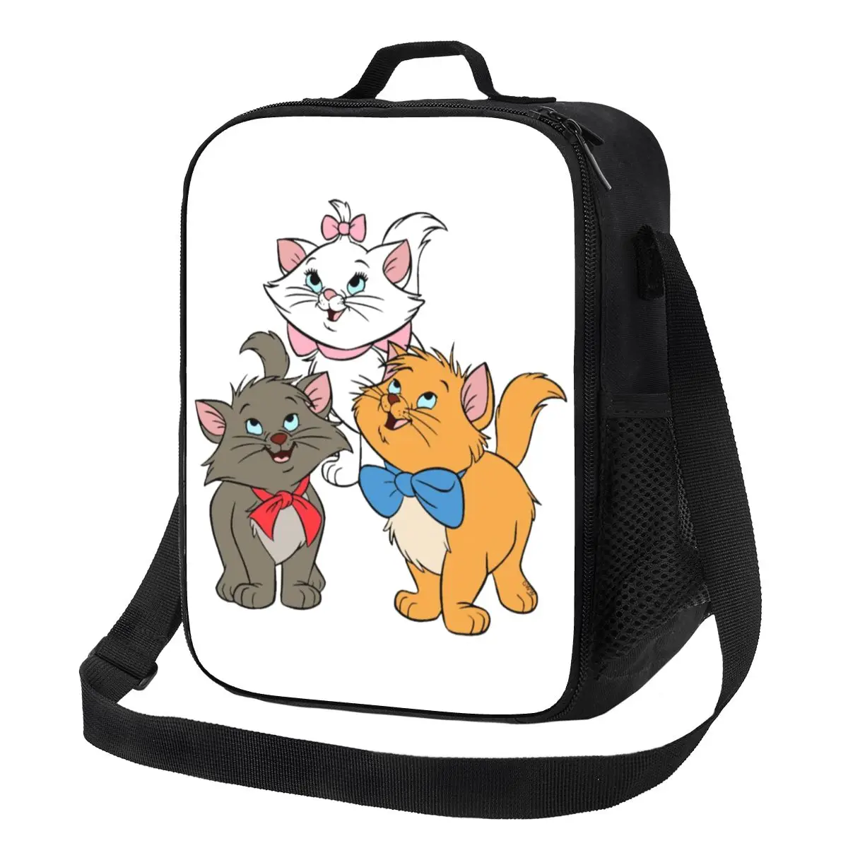 

Изолированная сумка для обеда Kitty Cat для женщин, мультяшный котенок, термоохлаждающий Ланч-бокс для детей и школьников