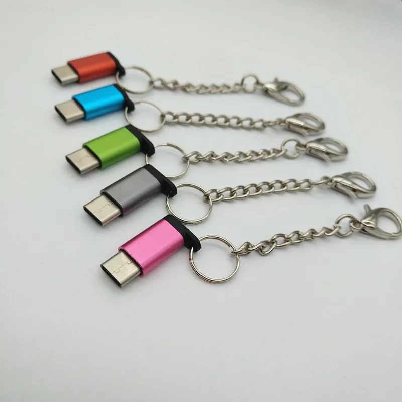 Металлический разъем Micro USB к C для Xiaomi Redmi Note 8 7 Mix Alpha mi 9 6 Microusb Otg Type Usbc адаптер