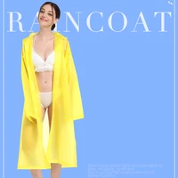 transparent waterproof scooter nylon raincoat women ladies hooded raincoat survival lightweight regenpak dames suit rain gift