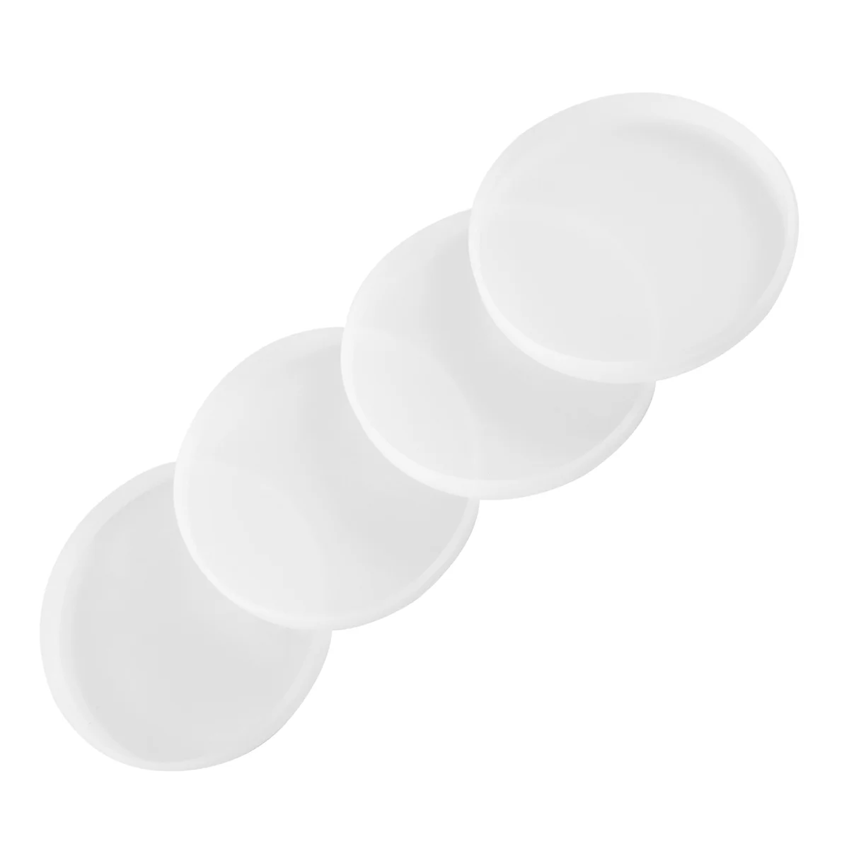 Круглая форма для смолы 4 шт. формы литья эпоксидной бетона цемента и полимерной