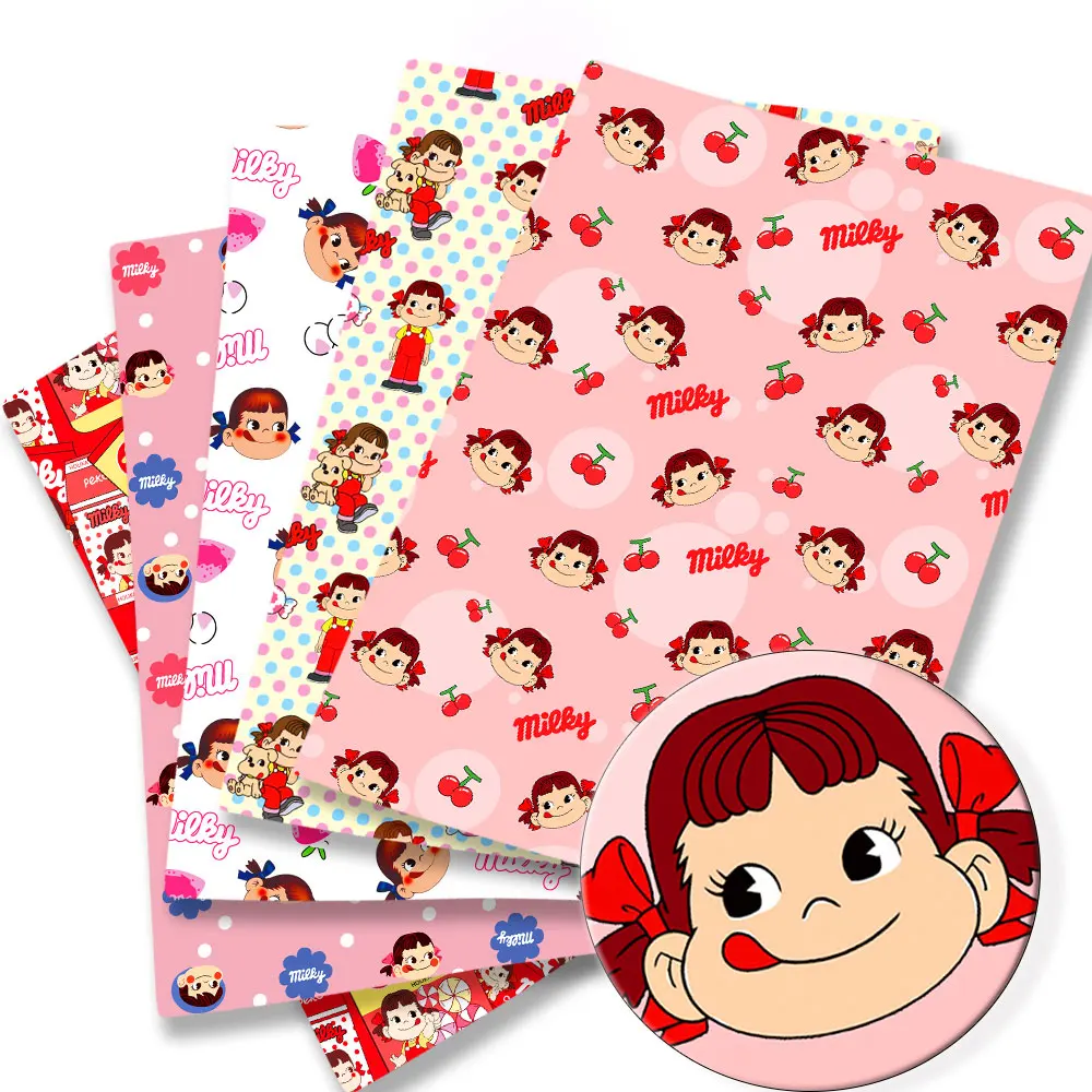 

140*50cm 100% PureCotton Polyester Cotton Cartoon Fabric Hot DIY Baby Dress Home Sheet Printed Fabric Fabric Sewing Kids Fabric