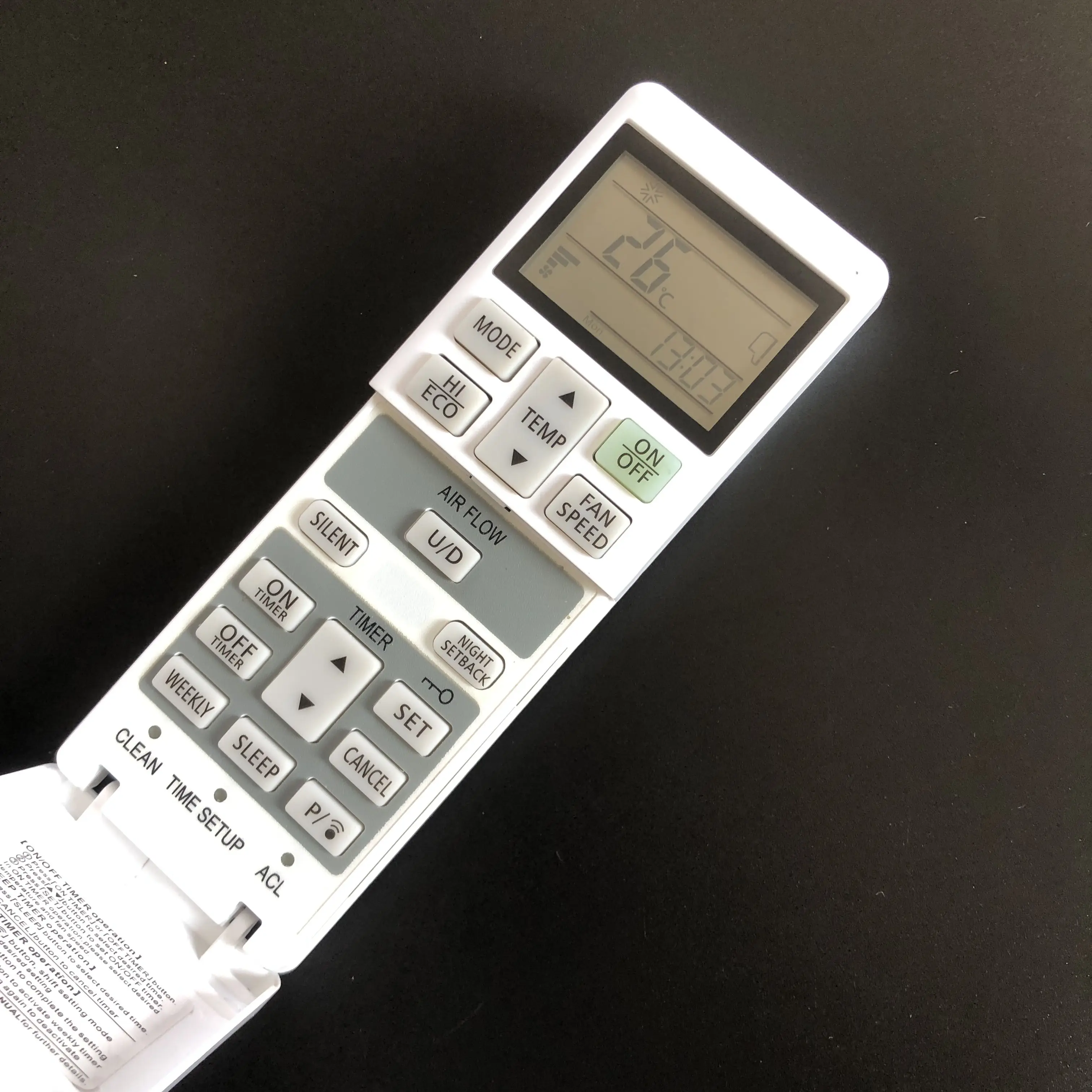 

New Replacement RLA502A700S for Mitsubishi Air Conditioner Remote Control for SRF35ZMXA-S AC SRF50ZMXA-S