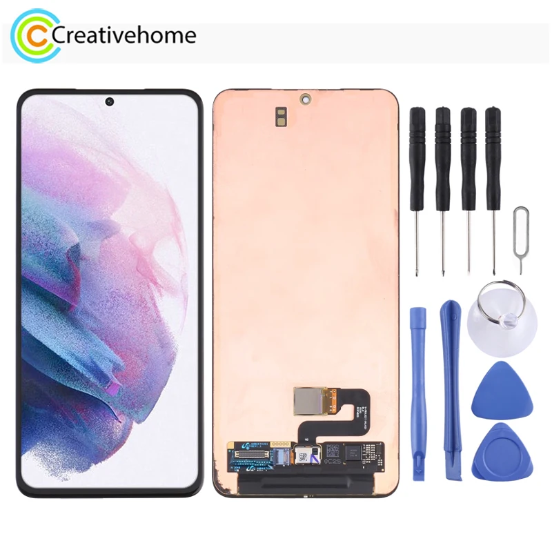 

Оригинальный ЖК-экран для Samsung Galaxy S21 Plus, телефон с сенсорным экраном, дисплей и дигитайзер, полная сборка, Запасные детали