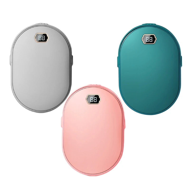 

587D Durable Hand Warmer 10000mAh USB Rechargeable Electric Winter Double-Side Heating Mini 5V Long- Pocket Power Bank 2 In 1